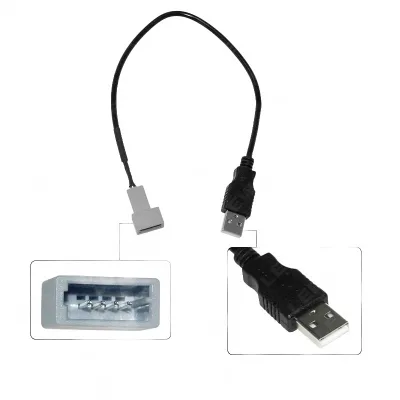 Car Video Audio USB Extension Cable Adapter for Kia KX5 Sorento and Hyundai Sonata Car Video Audio USB Extension Cable Adapter for Kia KX5 Sorento and Hyundai Sonata