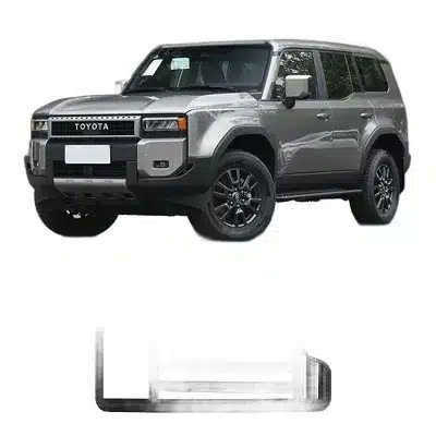 Aluminum Roof Rack Platform with Folding Side Ladder for Toyota Land Cruiser Prado LC250 2024+ Aluminum Roof Rack Platform with Folding Side Ladder for Toyota Land Cruiser Prado LC250 2024+