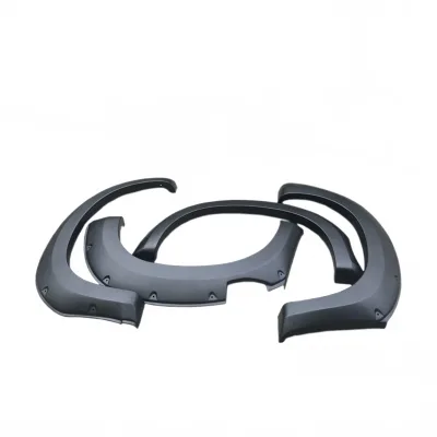 Matte Black Fender Flares with Decorative Bolts for Isuzu D-MAX 2012-2015 Pickup Mudguards Replacement Matte Black Fender Flares with Decorative Bolts for Isuzu D-MAX 2012-2015 Pickup Mudguards Replacement