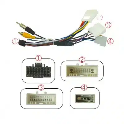 16-Pin Android Head Unit Wiring Harness Power Cable Adapter for Nissan Qashqai 2006-2011 16-Pin Android Head Unit Wiring Harness Power Cable Adapter for Nissan Qashqai 2006-2011