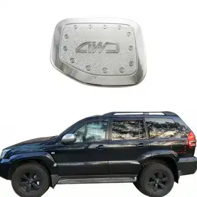ABS Fuel Tank Cap Exterior Trim Cover for Toyota Prado 2700 FJ120 Decorative Accessory ABS Fuel Tank Cap Exterior Trim Cover for Toyota Prado 2700 FJ120 Decorative Accessory