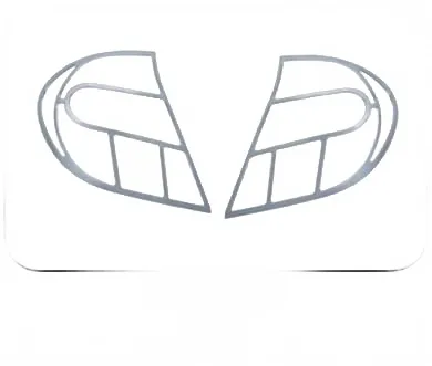 Chrome Rear Tail Light Cover Trim for Toyota Camry 2003-2005 Exterior Decoration Frame Chrome Rear Tail Light Cover Trim for Toyota Camry 2003-2005 Exterior Decoration Frame