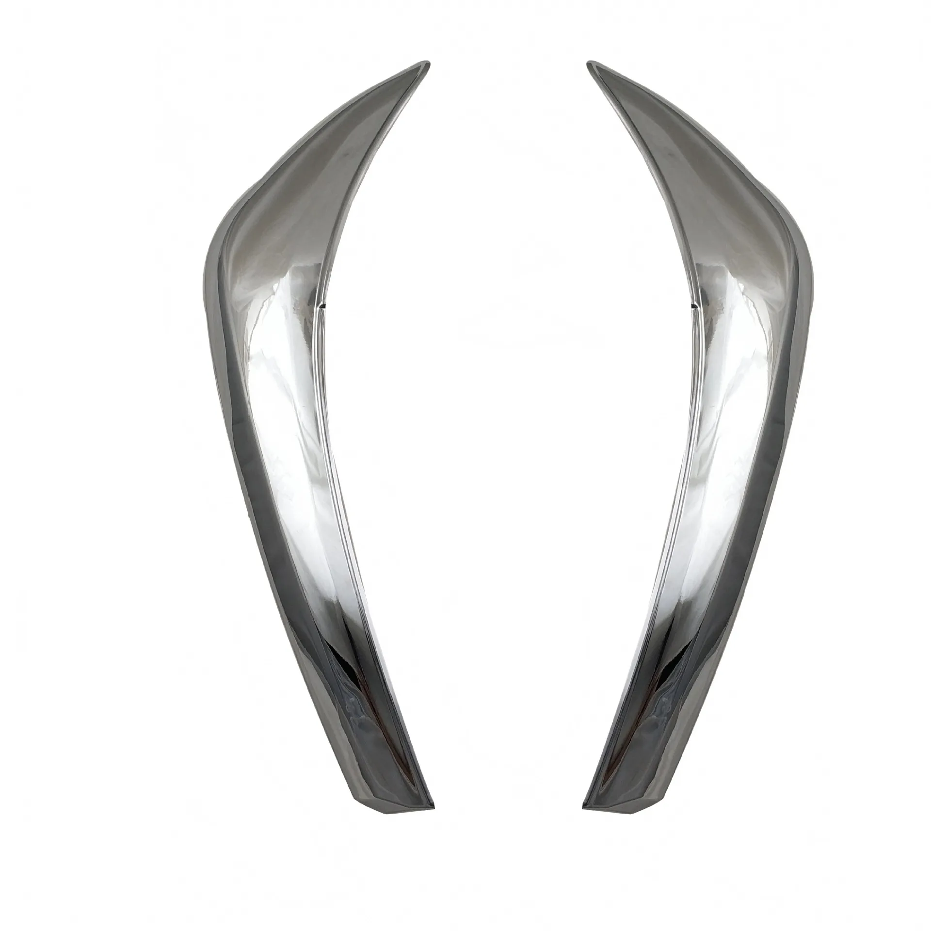 Chrome Headlight Eyelid Trim Covers for Toyota Land Cruiser FJ200 2012-2016