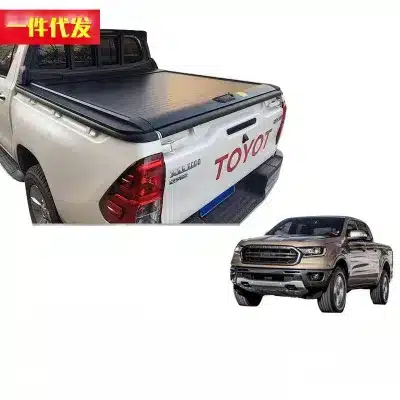 Manual Retractable Truck Bed Tonneau Cover Rolling Shutter for Toyota Hilux Revo SR5 Manual Retractable Truck Bed Tonneau Cover Rolling Shutter for Toyota Hilux Revo SR5