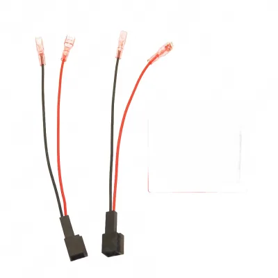 2-Pin Car Speaker Wire Harness Connector Adapter for Mercedes-Benz Audio Systems 2-Pin Car Speaker Wire Harness Connector Adapter for Mercedes-Benz Audio Systems