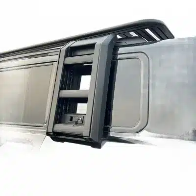 Aluminum Alloy Side Climbing Ladder with Lock, Foldable and Retractable Off-Road Exterior Access Ladder for Haval H9 Aluminum Alloy Side Climbing Ladder with Lock, Foldable and Retractable Off-Road Exterior Access Ladder for Haval H9