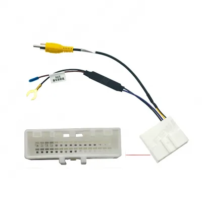 Rear View Camera Adapter Cable with 360 Decoder for Nissan 2012-2021 Reverse Signal Interface Harness Rear View Camera Adapter Cable with 360 Decoder for Nissan 2012-2021 Reverse Signal Interface Harness
