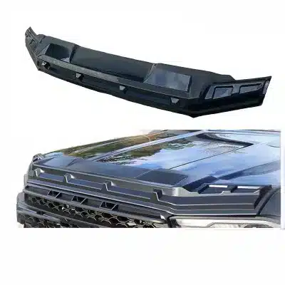 Matte Black Hood Deflector Stone Guard Bug Shield for Ford Ranger T9 2022-2023 and Everest Matte Black Hood Deflector Stone Guard Bug Shield for Ford Ranger T9 2022-2023 and Everest