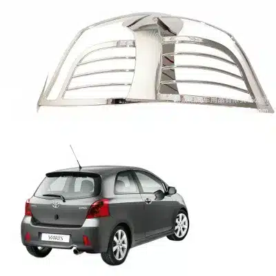 Rear Tail Light Covers Chrome Plated Trim Protector Guard for Toyota Yaris 2006 Rear Tail Light Covers Chrome Plated Trim Protector Guard for Toyota Yaris 2006