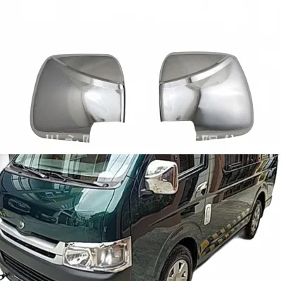 Chrome Exterior Rearview Mirror Cover Caps for Toyota HiAce 200 Series 2006-2018 Chrome Exterior Rearview Mirror Cover Caps for Toyota HiAce 200 Series 2006-2018