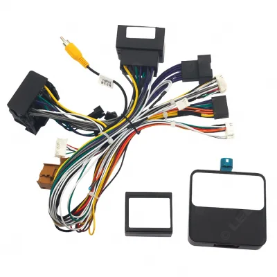 16 Pin Android Head Unit Power Cable Adapter with Canbus Decoder for Audi Q3 2013-2017 16 Pin Android Head Unit Power Cable Adapter with Canbus Decoder for Audi Q3 2013-2017