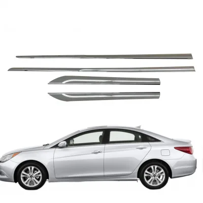 Chrome Plated ABS Side Door Molding Trim Strips for Hyundai Sonata 2012-2015 Chrome Plated ABS Side Door Molding Trim Strips for Hyundai Sonata 2012-2015