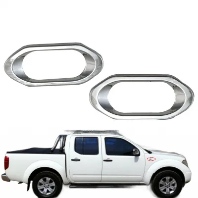 Chrome Side Fender Light Trim Frame Cover for Nissan Navara 2007-2013 Exterior Decoration Chrome Side Fender Light Trim Frame Cover for Nissan Navara 2007-2013 Exterior Decoration