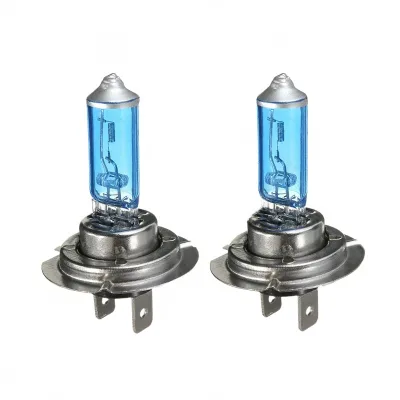H7 Halogen Replacement Headlight Bulbs 12V 55W/100W Super White Quartz Glass Front Lamps H7 Halogen Replacement Headlight Bulbs 12V 55W/100W Super White Quartz Glass Front Lamps