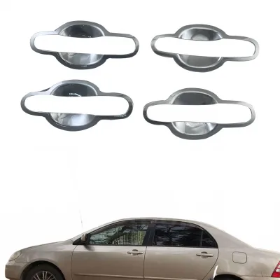 Chrome Plated ABS Door Bowl Cover Trim Guards for Toyota Corolla 2001-2007 Chrome Plated ABS Door Bowl Cover Trim Guards for Toyota Corolla 2001-2007