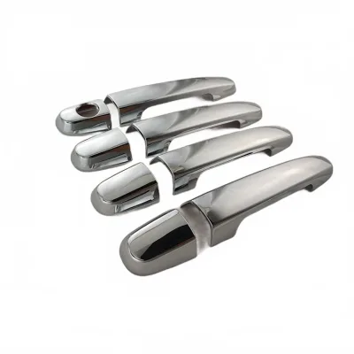 Chrome Exterior Door Handle Covers for 2005-2008 Toyota Yaris Sedan Set Chrome Exterior Door Handle Covers for 2005-2008 Toyota Yaris Sedan Set