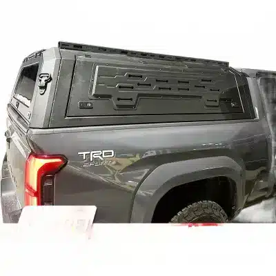 Tri-Fold Hard Truck Bed Canopy with Three-Door Access, Manganese Steel and Aluminum Alloy Split Type Cargo Box Cover for Toyota Tacoma Tri-Fold Hard Truck Bed Canopy with Three-Door Access, Manganese Steel and Aluminum Alloy Split Type Cargo Box Cover for Toyota Tacoma
