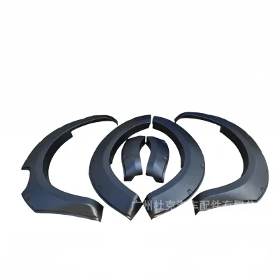 Fender Flares with Decorative Rivets for 2023 Ford Ranger T9, Textured Black Off-Road Wide Body Wheel Arch Protector Fender Flares with Decorative Rivets for 2023 Ford Ranger T9, Textured Black Off-Road Wide Body Wheel Arch Protector