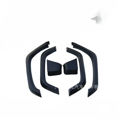 Matte Black Front and Rear Wheel Arches Fender Flares for Toyota Land Cruiser LC79 2024-2025 Matte Black Front and Rear Wheel Arches Fender Flares for Toyota Land Cruiser LC79 2024-2025