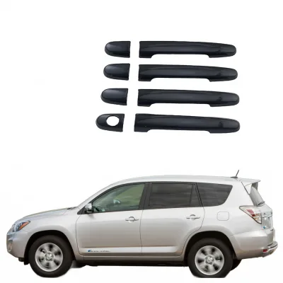 Chrome Exterior Door Handle Cover Trim for Toyota RAV4 2001-2013 Models Chrome Exterior Door Handle Cover Trim for Toyota RAV4 2001-2013 Models