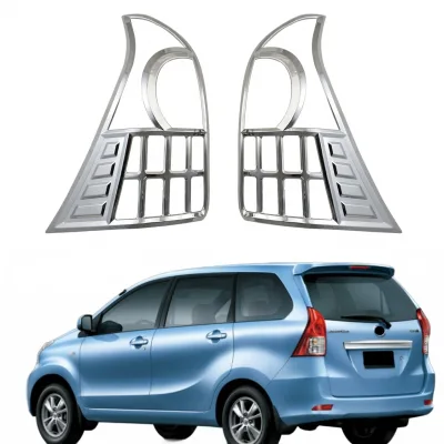 Chrome Plated ABS Taillight Cover Trim for Toyota Avanza 2012-UP Rear Lamp Frame Decoration Chrome Plated ABS Taillight Cover Trim for Toyota Avanza 2012-UP Rear Lamp Frame Decoration