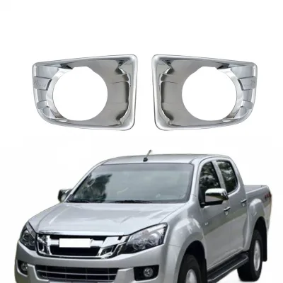 Chrome Fog Light Cover Trim for Isuzu D-MAX 2012 Exterior Decor Bezel Chrome Fog Light Cover Trim for Isuzu D-MAX 2012 Exterior Decor Bezel