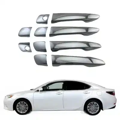 Exterior Door Handle Cover Trim Kit Compatible with Lexus ES RX IS GS CT Series Chrome Style Decoration Exterior Door Handle Cover Trim Kit Compatible with Lexus ES RX IS GS CT Series Chrome Style Decoration