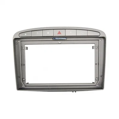 9 Inch Android Screen Car Stereo Fascia Frame for Peugeot 308 408 2007-2013 Car Radio DVD Player Dash Kit Panel