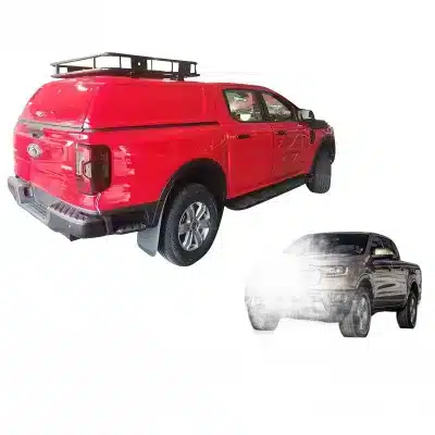 FRP Hard Shell Truck Bed Canopy Full Cover for Ford Ranger 2023-2024 Pickup Rear Box Assembly FRP Hard Shell Truck Bed Canopy Full Cover for Ford Ranger 2023-2024 Pickup Rear Box Assembly