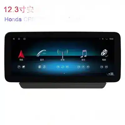 12.3 Inch Android Car Stereo Navigation Multimedia Player with 8-Core Processor and Wireless CarPlay for Honda Envix Crider 2019