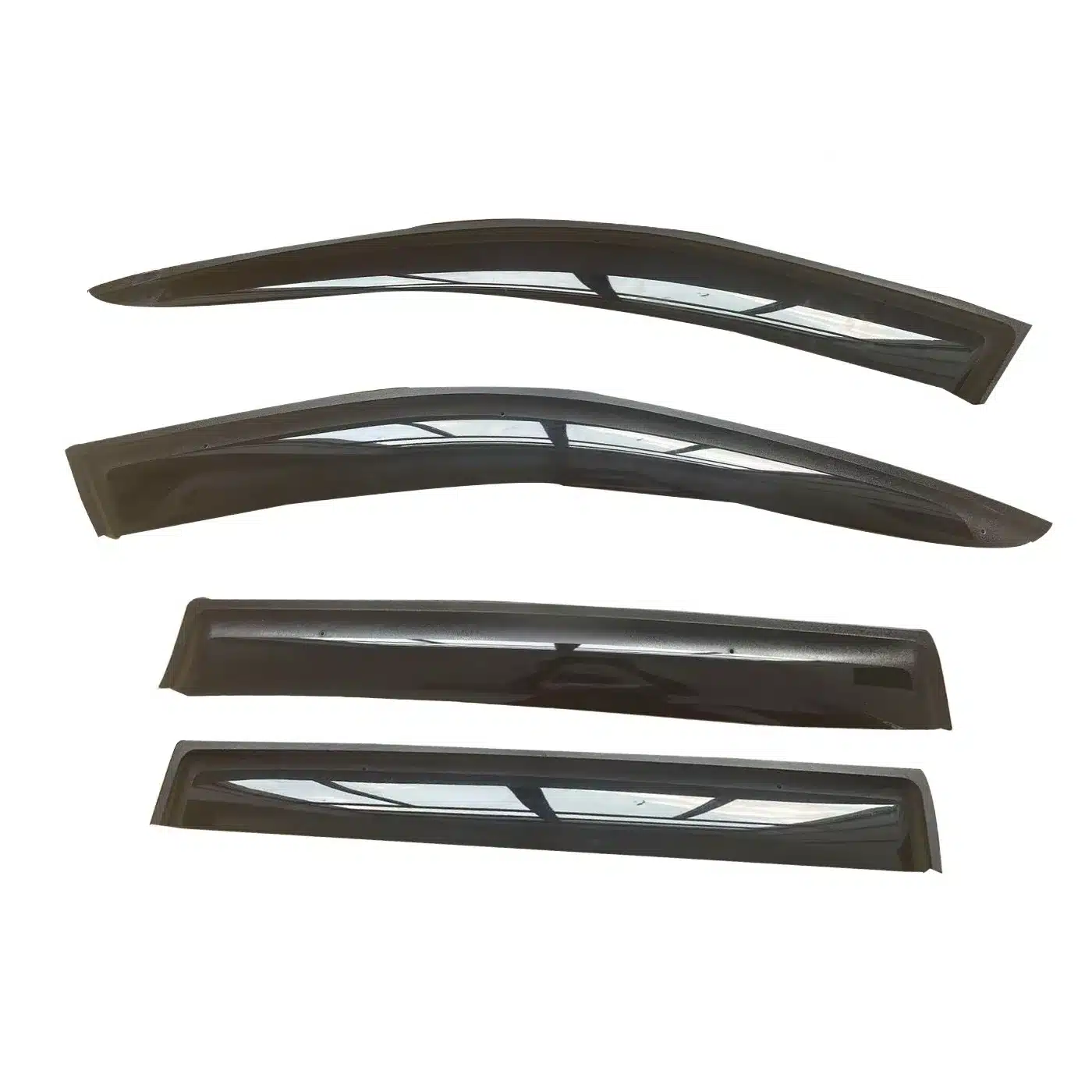 Weather Shield Window Visors for Toyota Ipsum, Black Plastic Rain Guard Deflectors