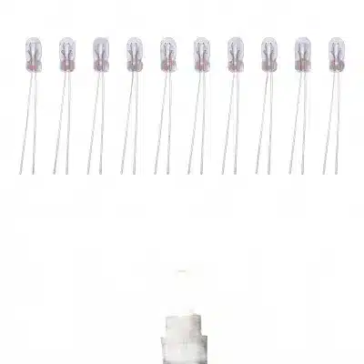 T3 Wedge Dashboard Instrument Cluster Halogen Bulbs 12V 30MA Warm White Interior Miniature Lamps