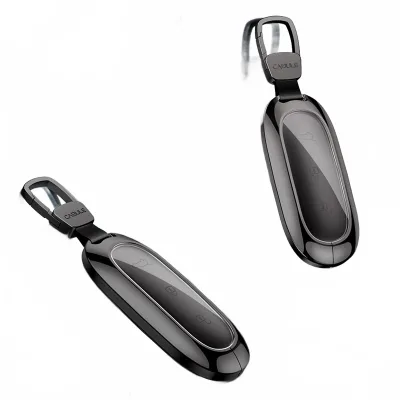 Zinc Alloy Leather Car Key Fob Cover Case with Keychain for Li Auto L7 L8 L9 One 2023 Zinc Alloy Leather Car Key Fob Cover Case with Keychain for Li Auto L7 L8 L9 One 2023