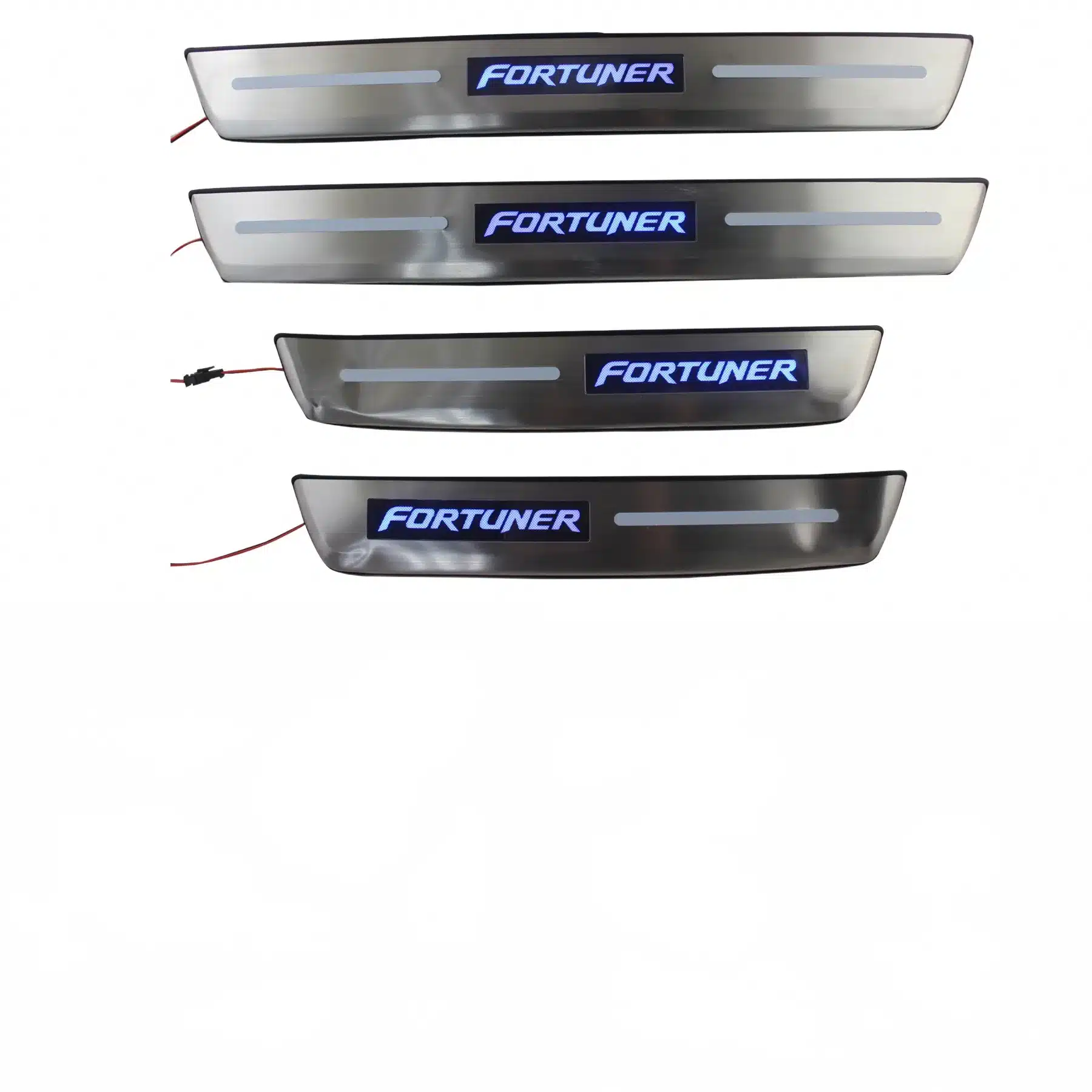 LED Scuff Plate Illuminated Door Sill Guard for Toyota Fortuner 2008
