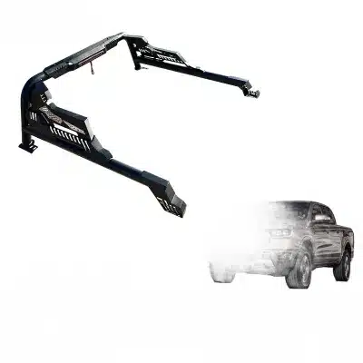 Black Steel Roll Bar Bed Rack Assembly for Toyota Hilux Revo Vigo SR5 GUN125 Pickup Black Steel Roll Bar Bed Rack Assembly for Toyota Hilux Revo Vigo SR5 GUN125 Pickup