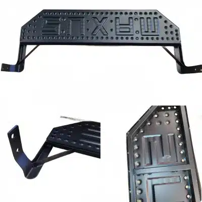 Heavy Duty Rear Tailgate Step Pedal for Maxus V80 Steel Rear Bumper Entry Step Plate Heavy Duty Rear Tailgate Step Pedal for Maxus V80 Steel Rear Bumper Entry Step Plate