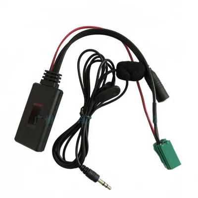 Bluetooth Wireless Audio AUX Input Adapter Cable with Microphone for Renault Original CD Head Unit Bluetooth Wireless Audio AUX Input Adapter Cable with Microphone for Renault Original CD Head Unit