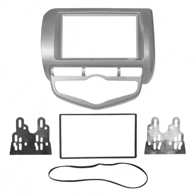 Double Din Car Stereo Radio Fascia Trim Panel Dash Frame for Honda Fit Jazz City LHD Double Din Car Stereo Radio Fascia Trim Panel Dash Frame for Honda Fit Jazz City LHD