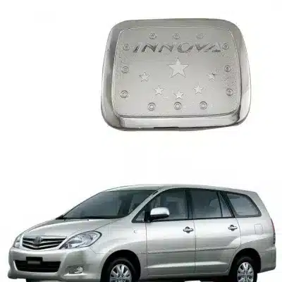 Chrome Exterior Gas Tank Cover Trim for Toyota Innova Kijang 2004-2008 Fuel Door Decoration Accessory Chrome Exterior Gas Tank Cover Trim for Toyota Innova Kijang 2004-2008 Fuel Door Decoration Accessory