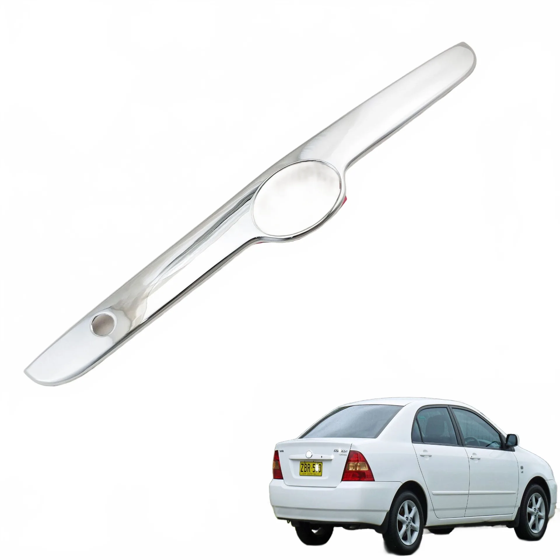 Rear Trunk Lid Accent Trim Plating Chrome Molding for Toyota Corolla 2001-2004