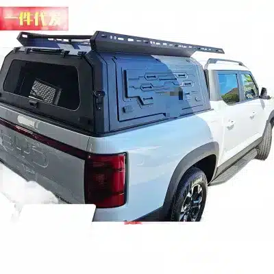 Split Manganese Steel Truck Bed High Topper Shell with Integrated Roof Rack for BYD Shark Pickup Split Manganese Steel Truck Bed High Topper Shell with Integrated Roof Rack for BYD Shark Pickup