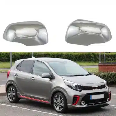 Rear View Mirror Cover Caps Chrome Plated ABS Exterior Trim for Kia PICANTO Morning 2011-2016 Rear View Mirror Cover Caps Chrome Plated ABS Exterior Trim for Kia PICANTO Morning 2011-2016