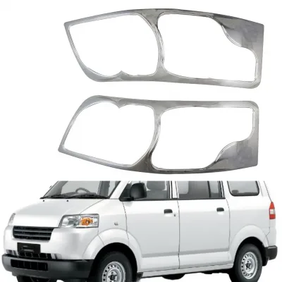 Front Headlight Cover Chrome Trim Bezel Frame Decor with ABS Material for APV 2005 Front Headlight Cover Chrome Trim Bezel Frame Decor with ABS Material for APV 2005