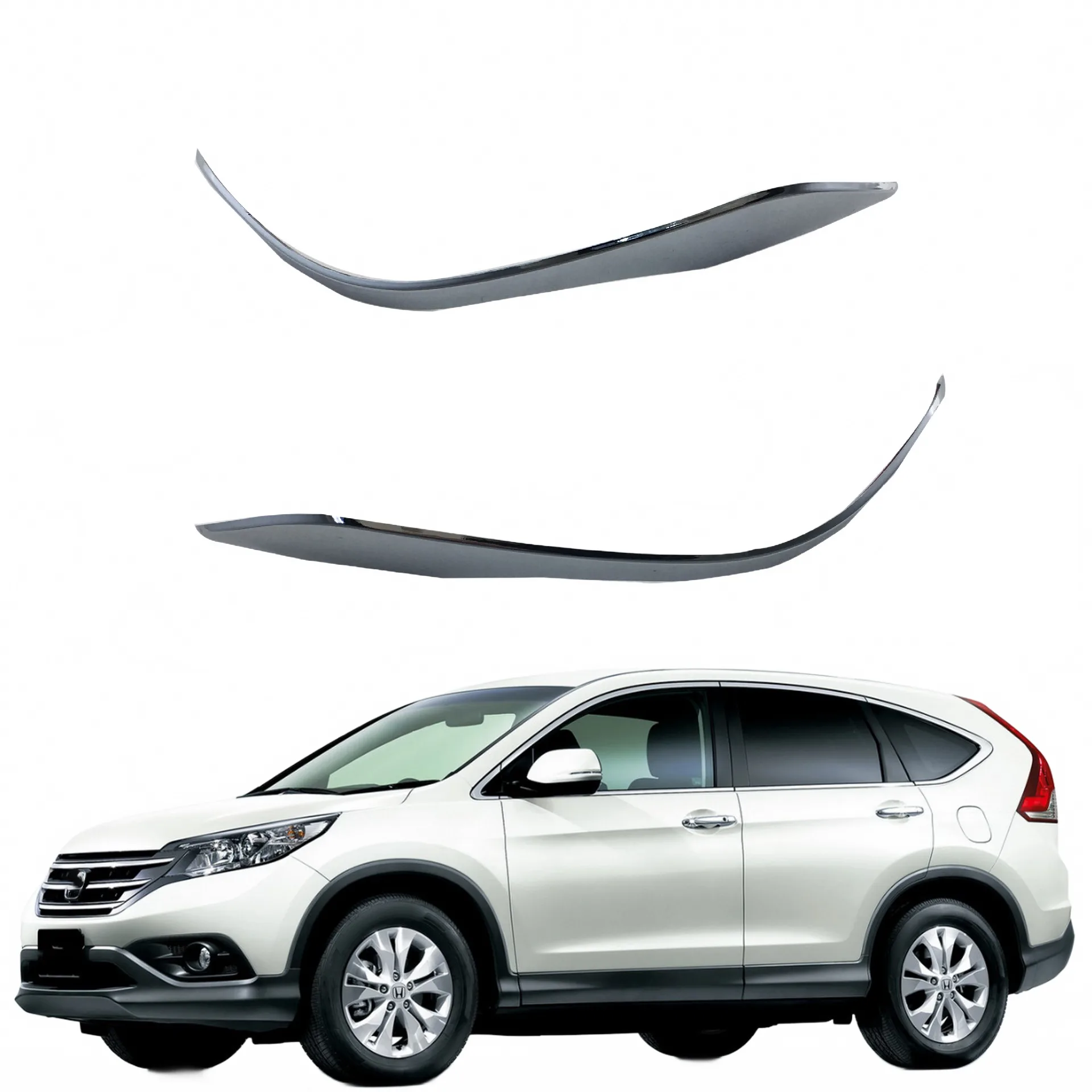 Chrome Side View Mirror Cover Trim Accents for Honda CRV 2012-2016 2019 Rearview Mirror Decoration
