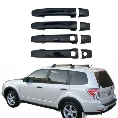 Gloss Black Exterior Door Handle Cover Trim for Subaru Forester 2009 Gloss Black Exterior Door Handle Cover Trim for Subaru Forester 2009