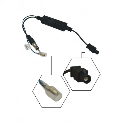 Fakra Single Head Radio Antenna Adapter with Signal Amplifier for VW Audi FM Radio Modification Cable Fakra Single Head Radio Antenna Adapter with Signal Amplifier for VW Audi FM Radio Modification Cable