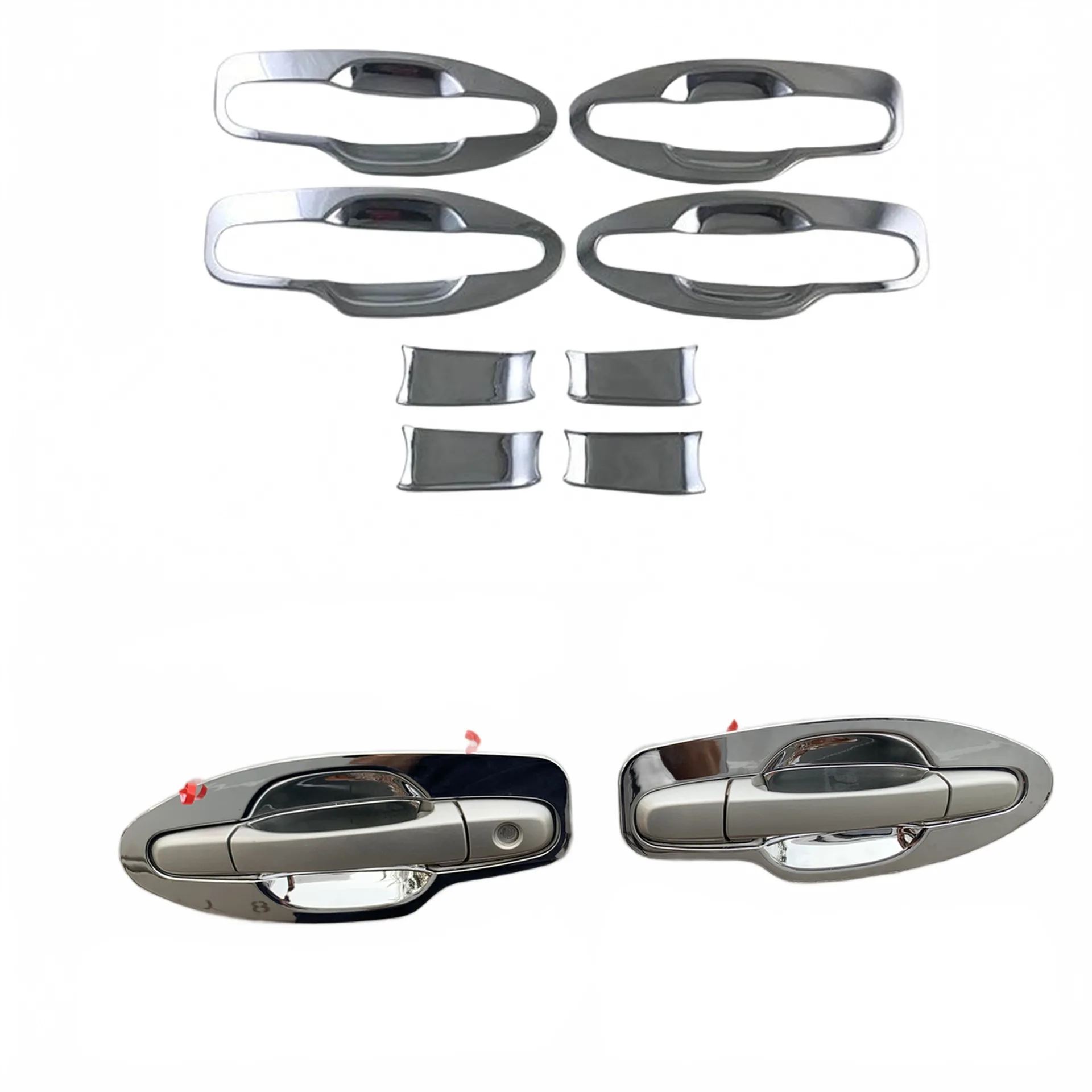Outer Door Handle Bowl Cover Trim for Lexus RX300 Harrier 1998-2003 Chrome Exterior Accessories