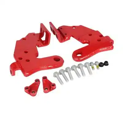 Heavy-Duty Front Tow Hook Reinforcement Kit for 2018-2024 Jeep Wrangler JL, 10th Anniversary Edition Off-Road Modification, Carbon Steel Heavy-Duty Front Tow Hook Reinforcement Kit for 2018-2024 Jeep Wrangler JL, 10th Anniversary Edition Off-Road Modification, Carbon Steel