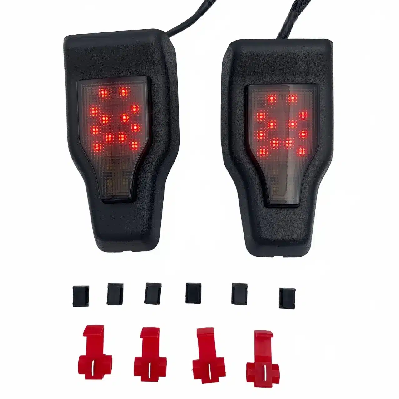 LED Tailgate Hinge Lights with 3-Functions (Brake, Turn, Tail) for 2018-2023 Jeep Wrangler JL & JLU