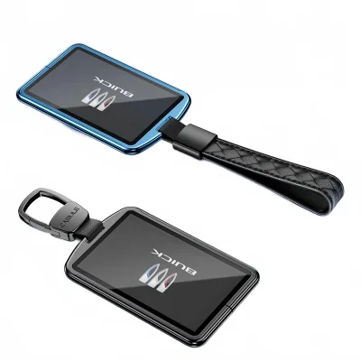 Zinc Alloy Car Key Fob Cover with Leather NFC Card Holder Protector Case for Buick E4 E5 and All-New LaCrosse 2023 Zinc Alloy Car Key Fob Cover with Leather NFC Card Holder Protector Case for Buick E4 E5 and All-New LaCrosse 2023